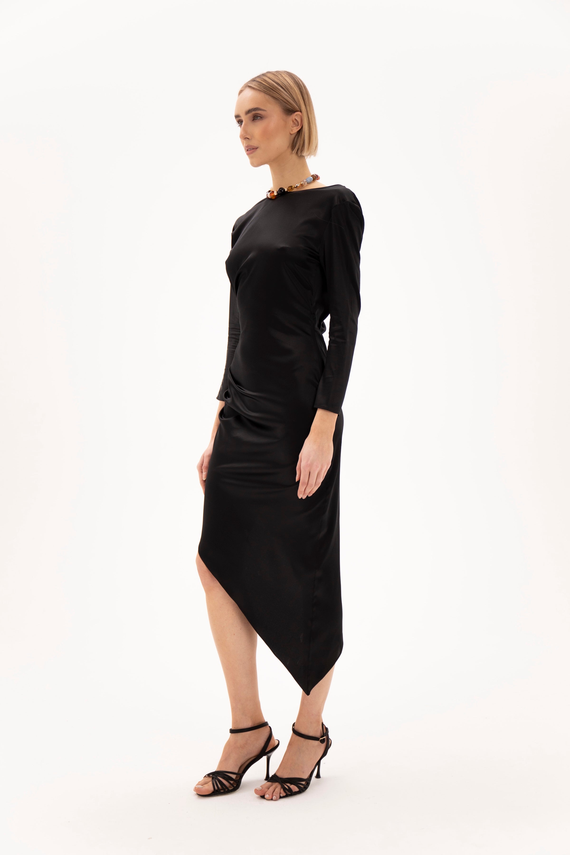 Bare Silk Hour Dress Black