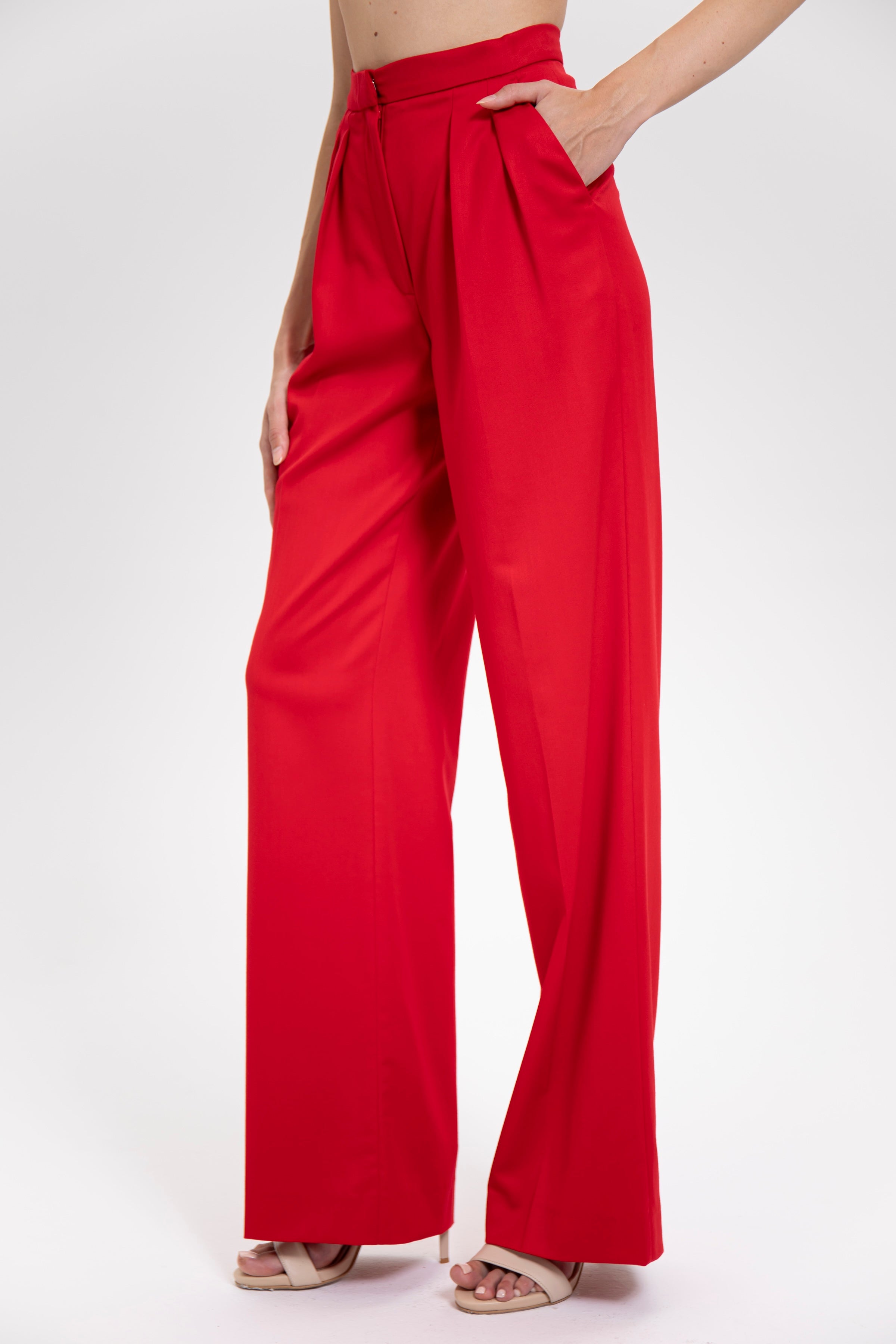 Livia Trousers Red