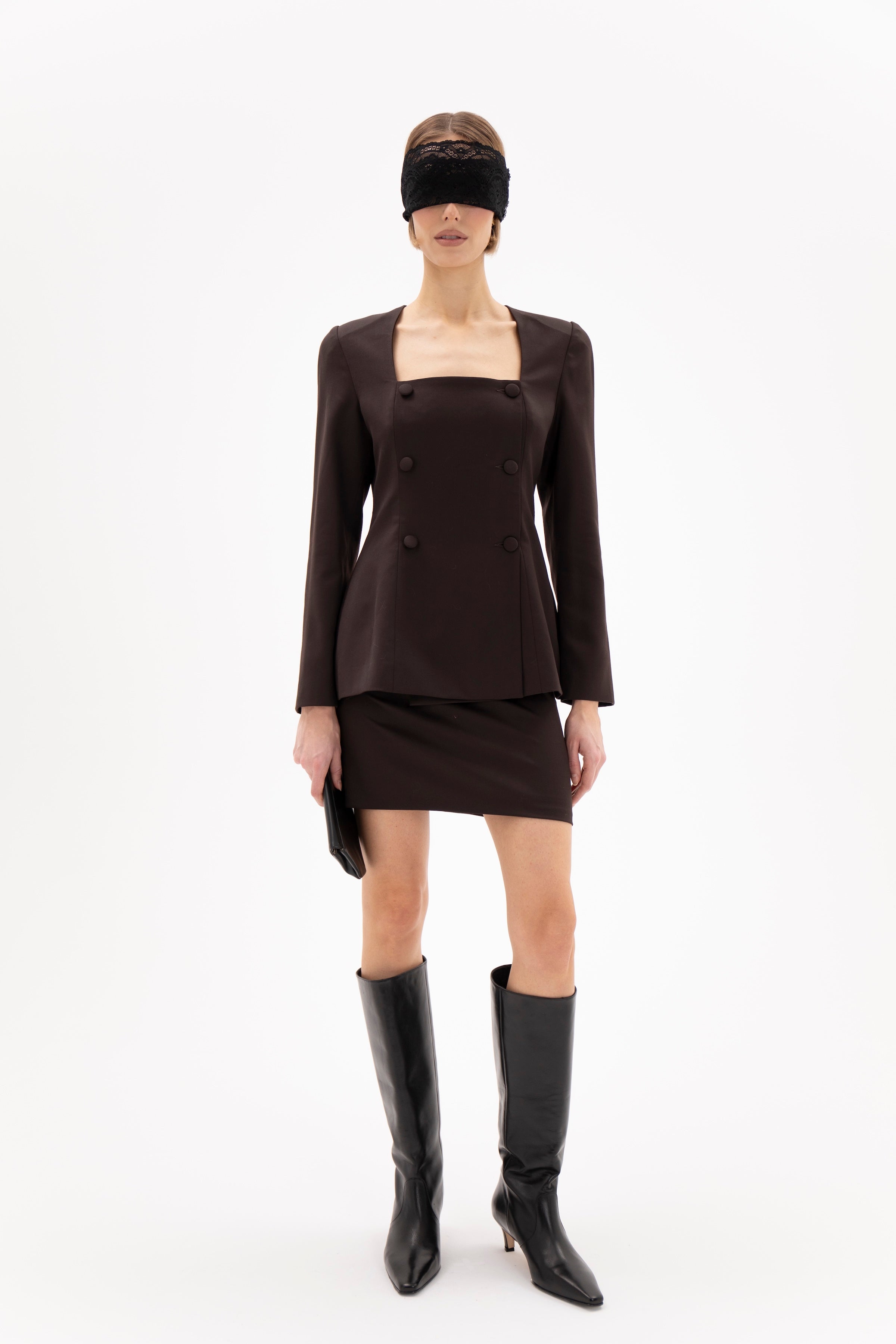 Linea Skirt Chocolate