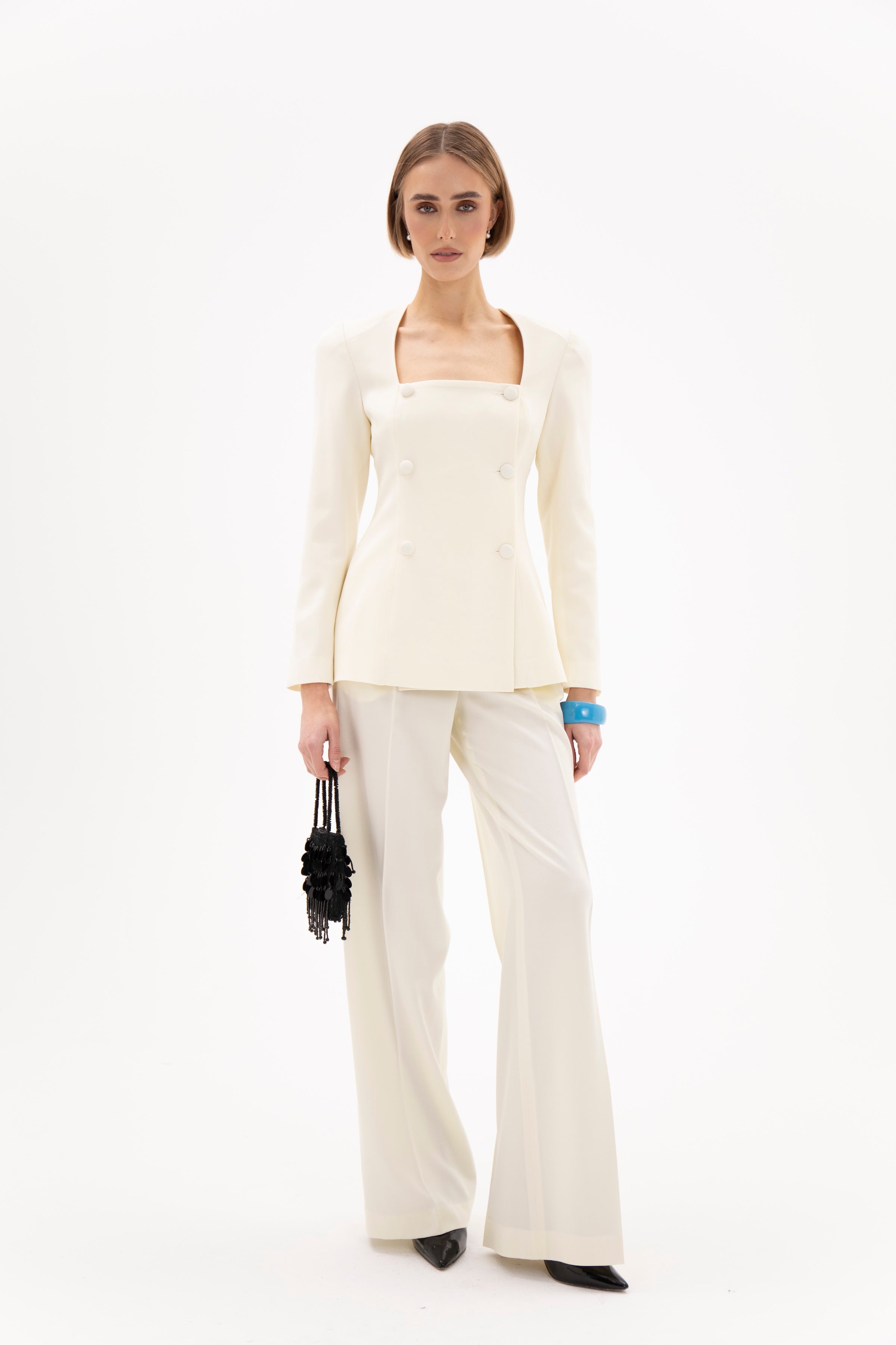 Livia Trousers White