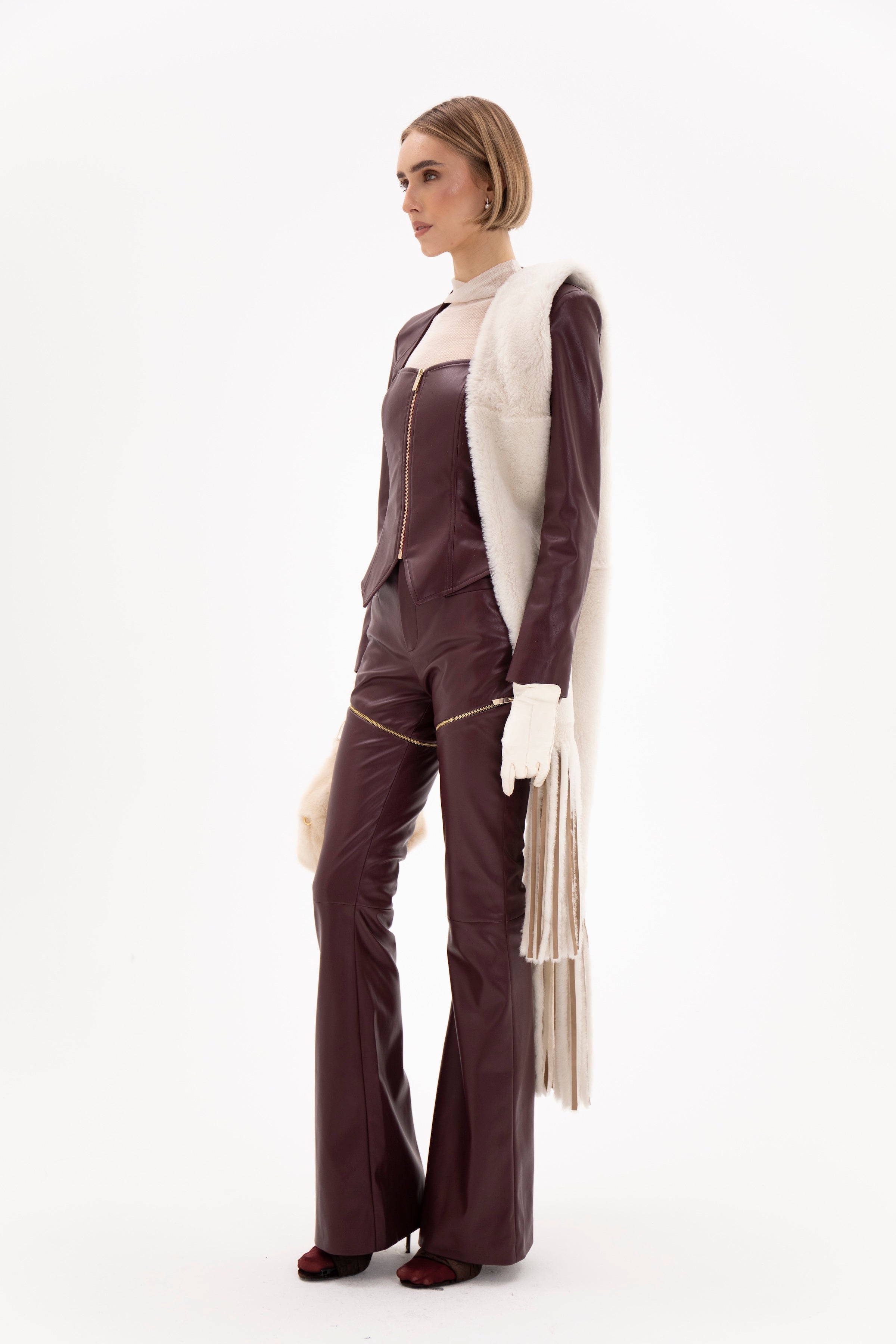 Ardent Blazer Burgundy