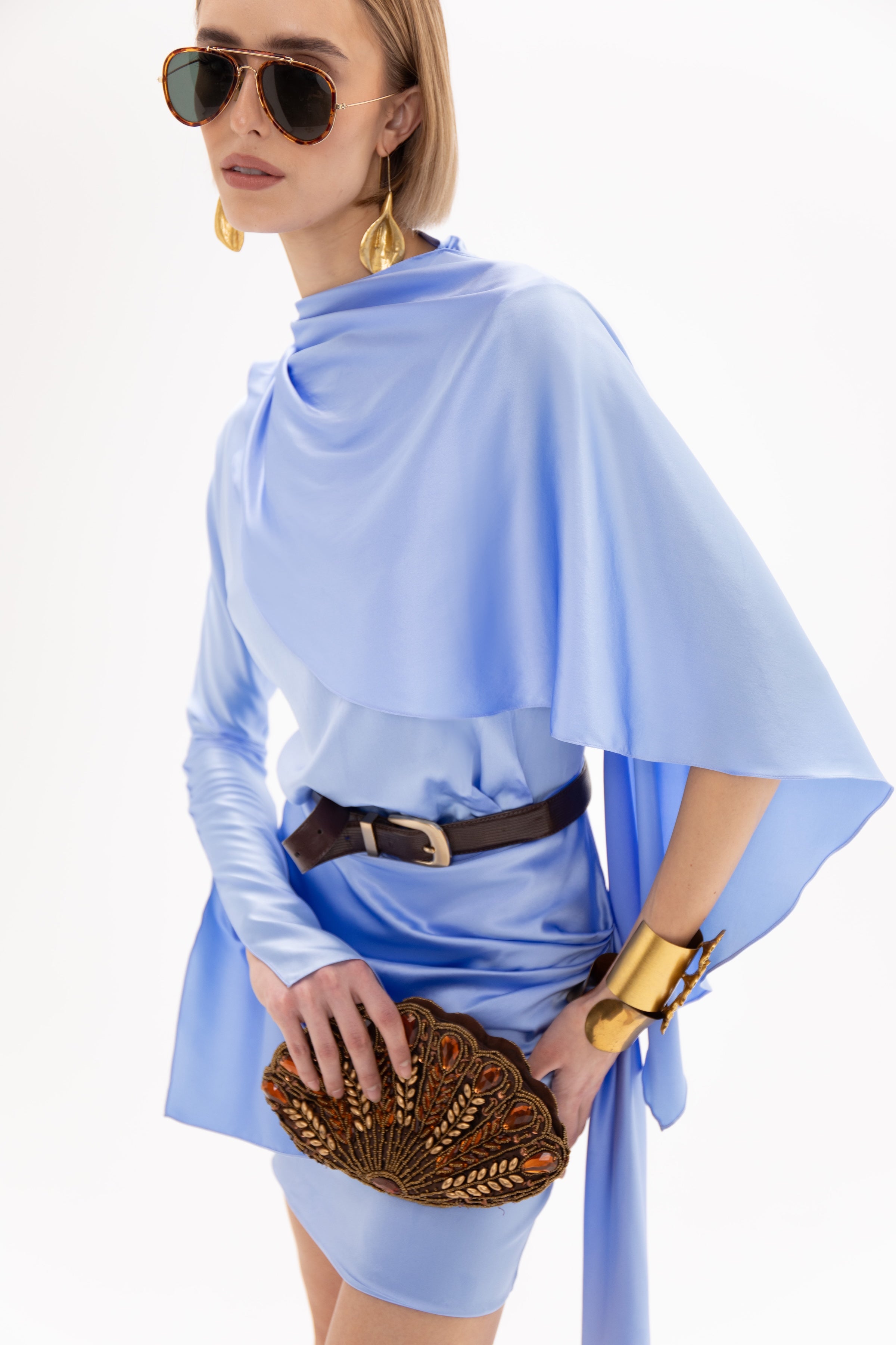 Olea Dress Blue