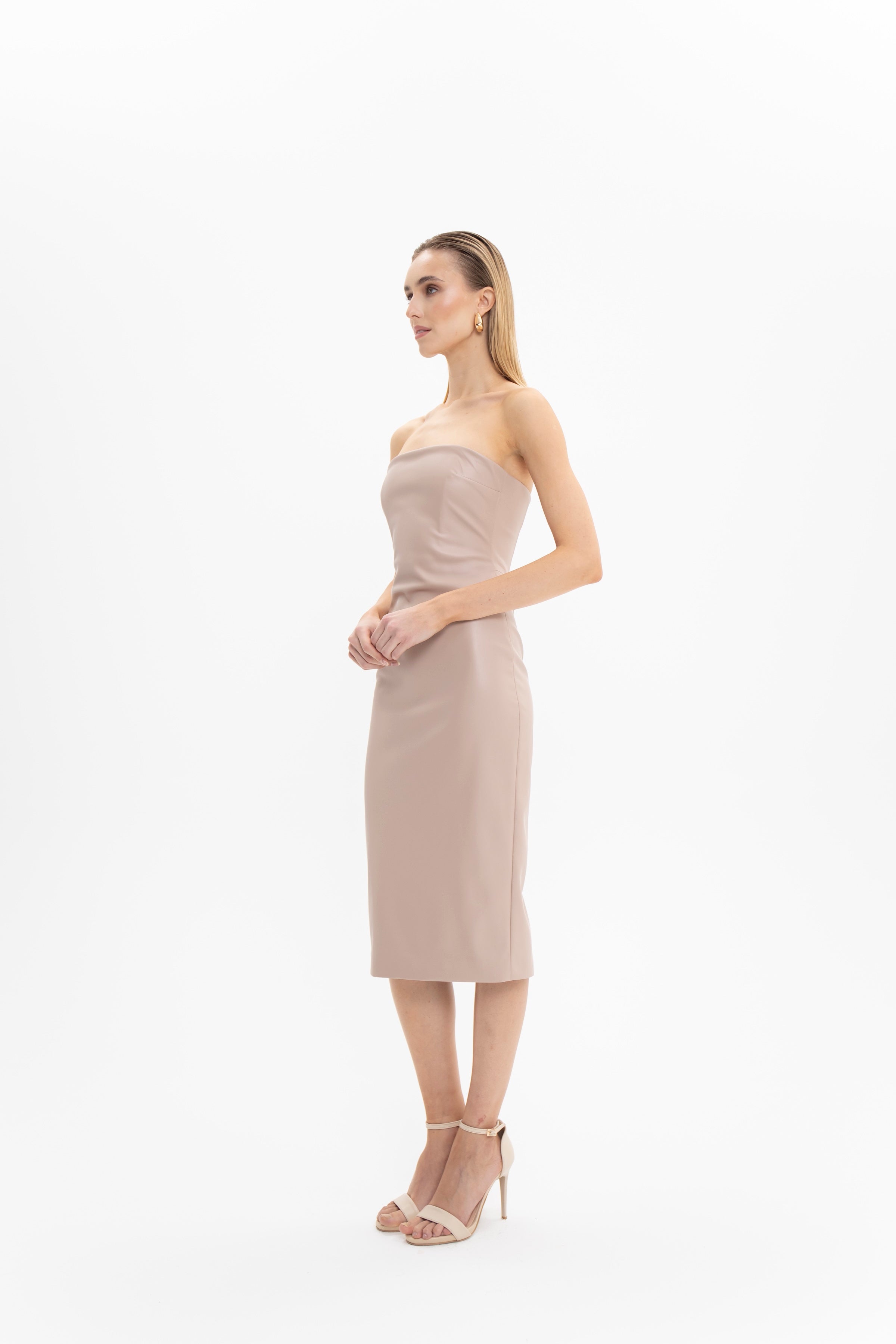 Kylie Dress Beige