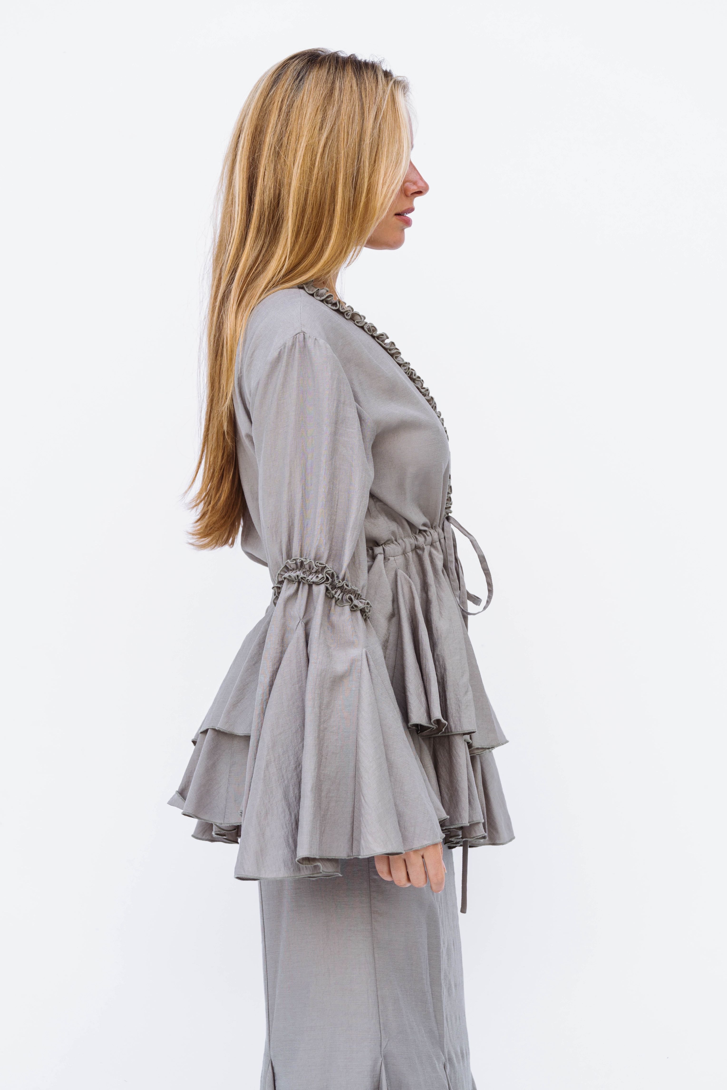 Muse Blouse Grey