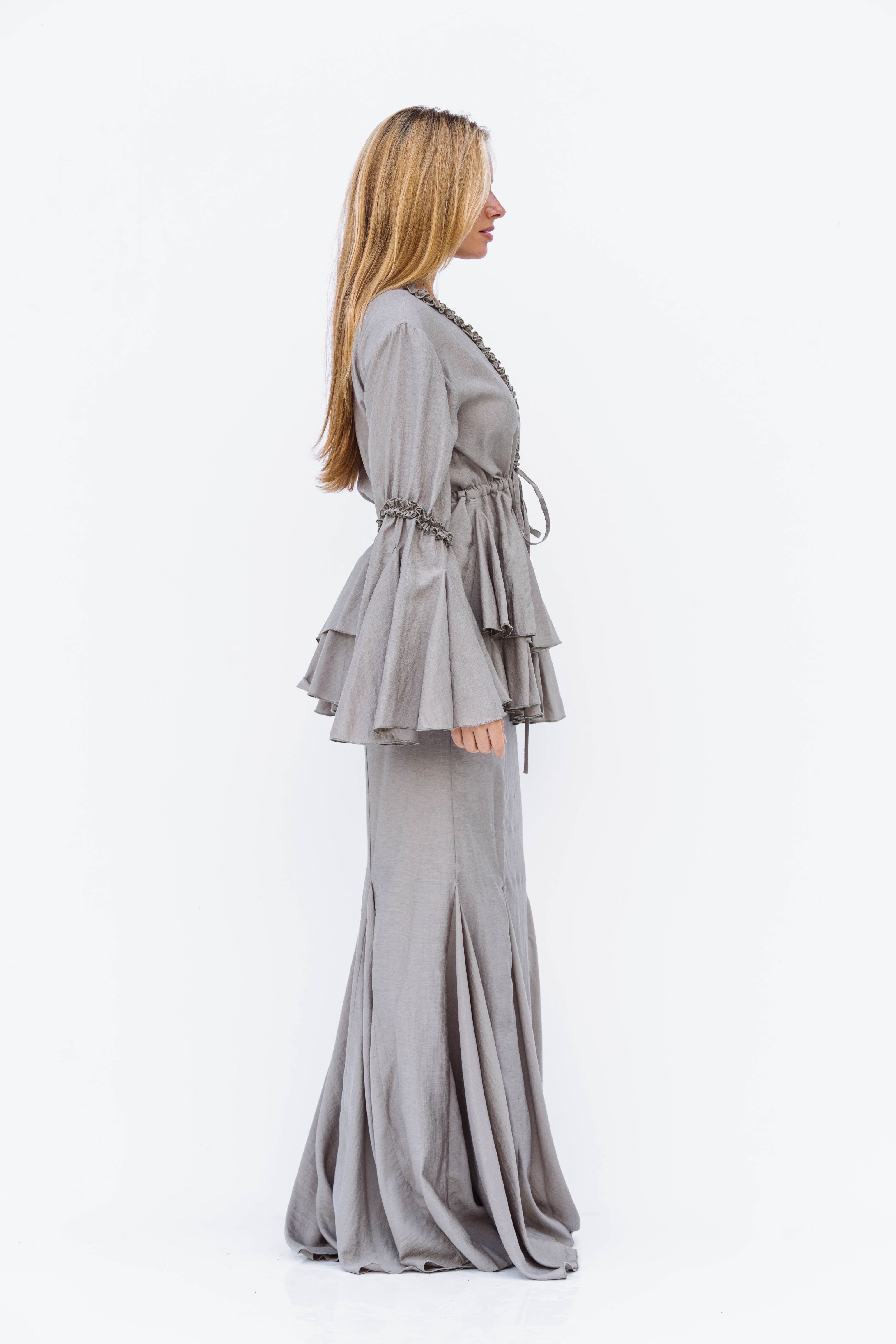 Muse Blouse Grey