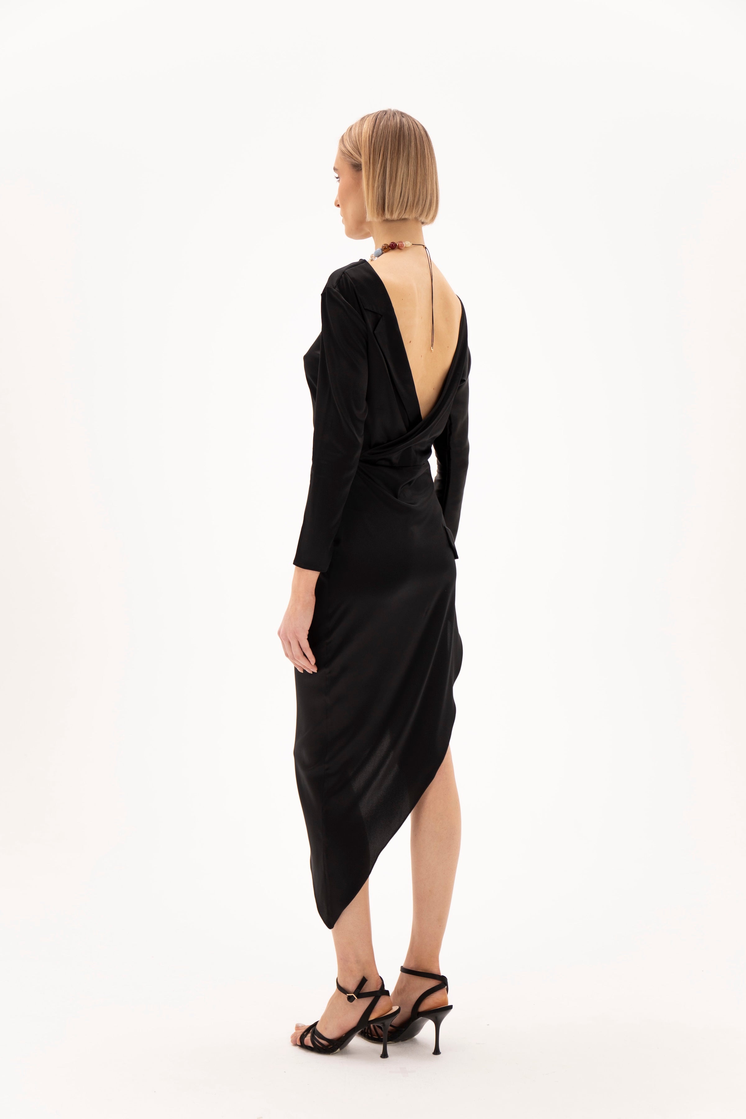Bare Silk Hour Dress Black