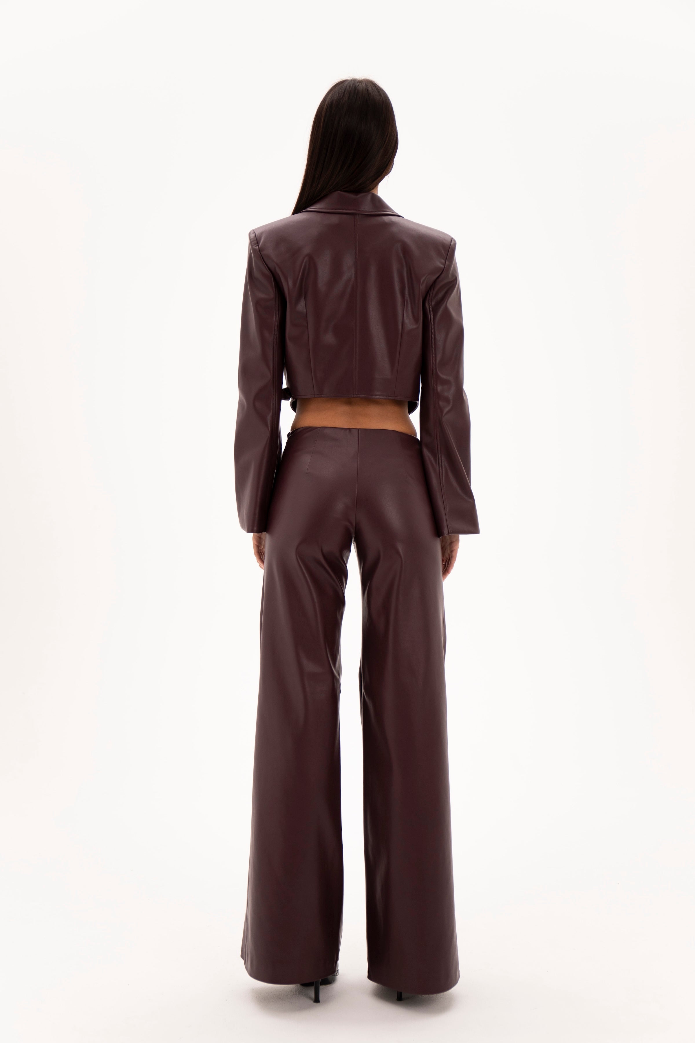 Low Line Trousers Burgundy