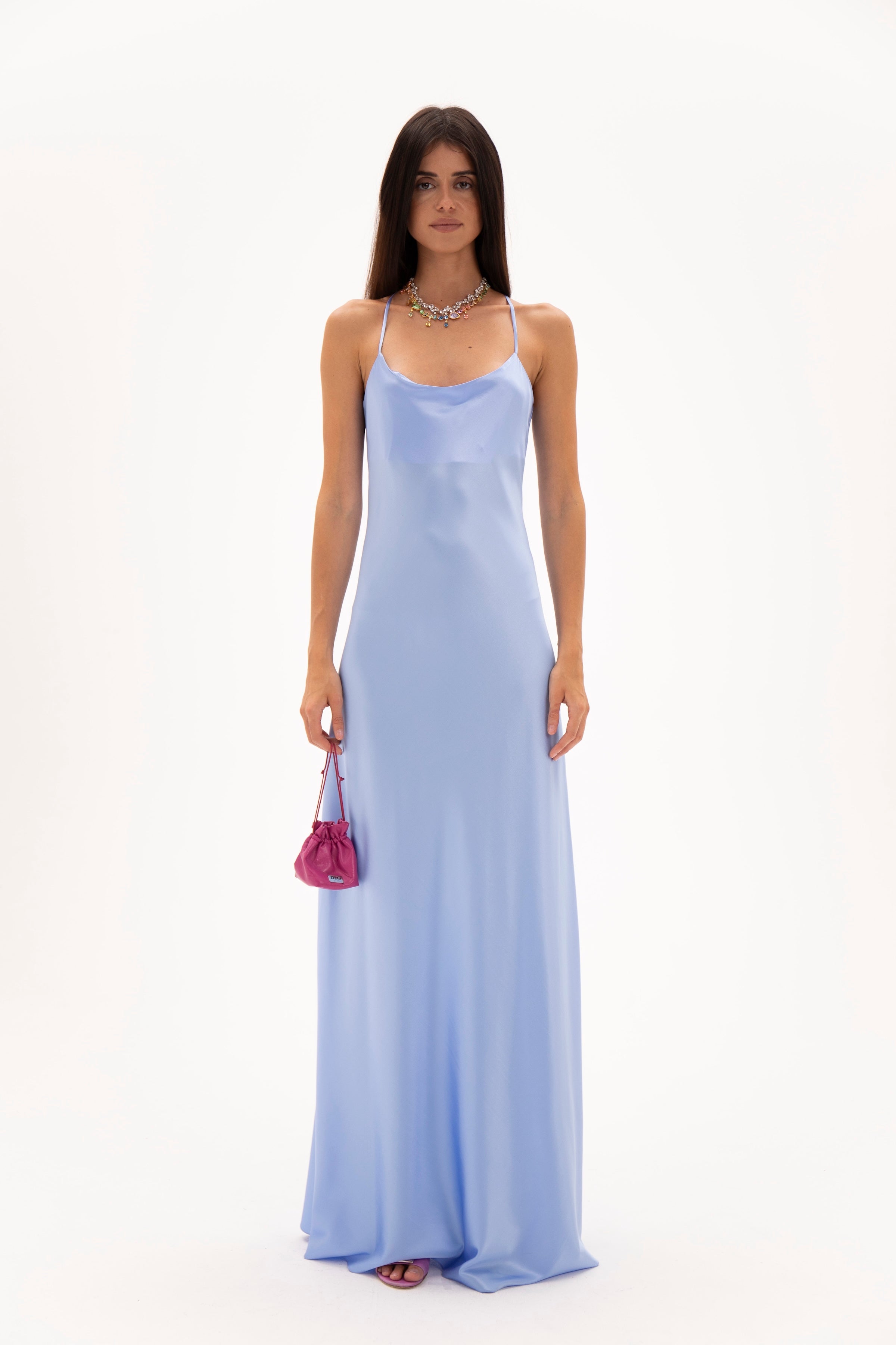 Second Skin Dress Icy Blue