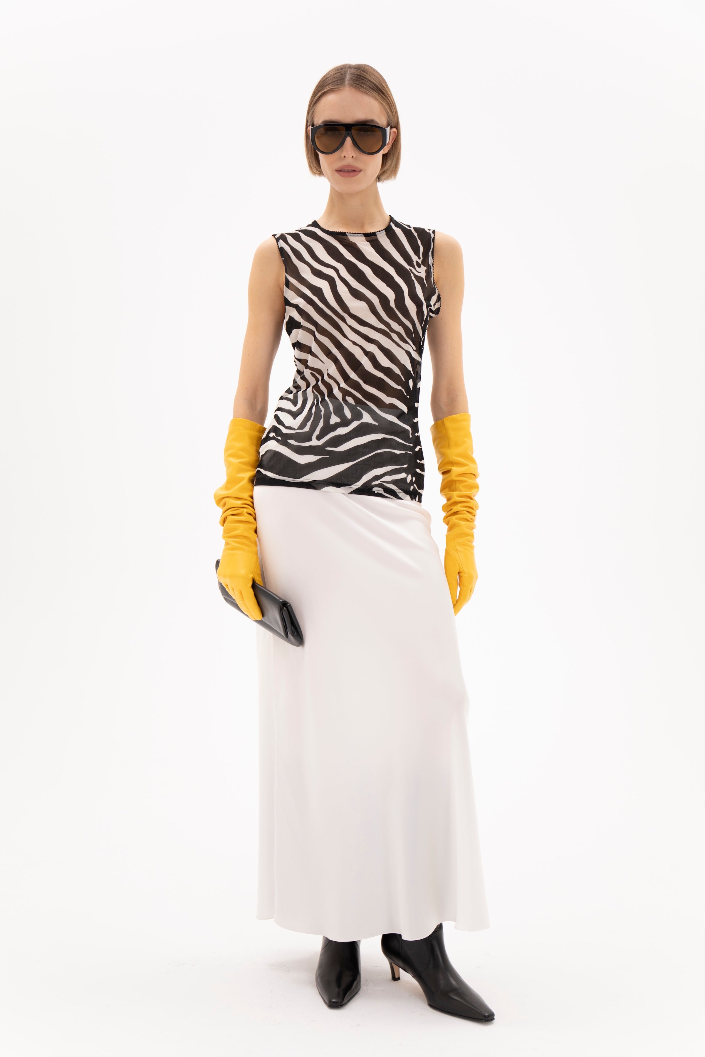 Noelle Skirt White