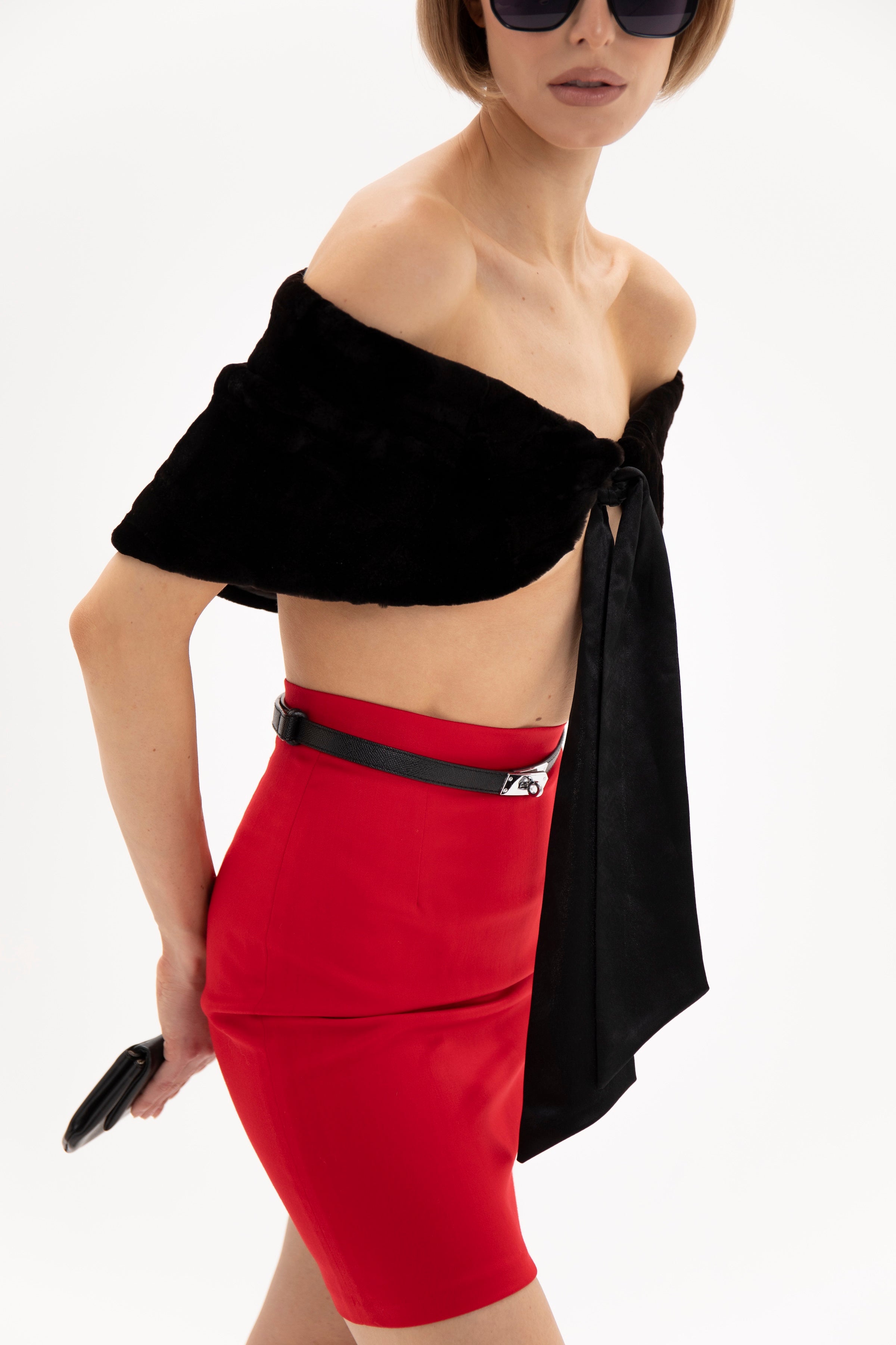 Linea Skirt Red