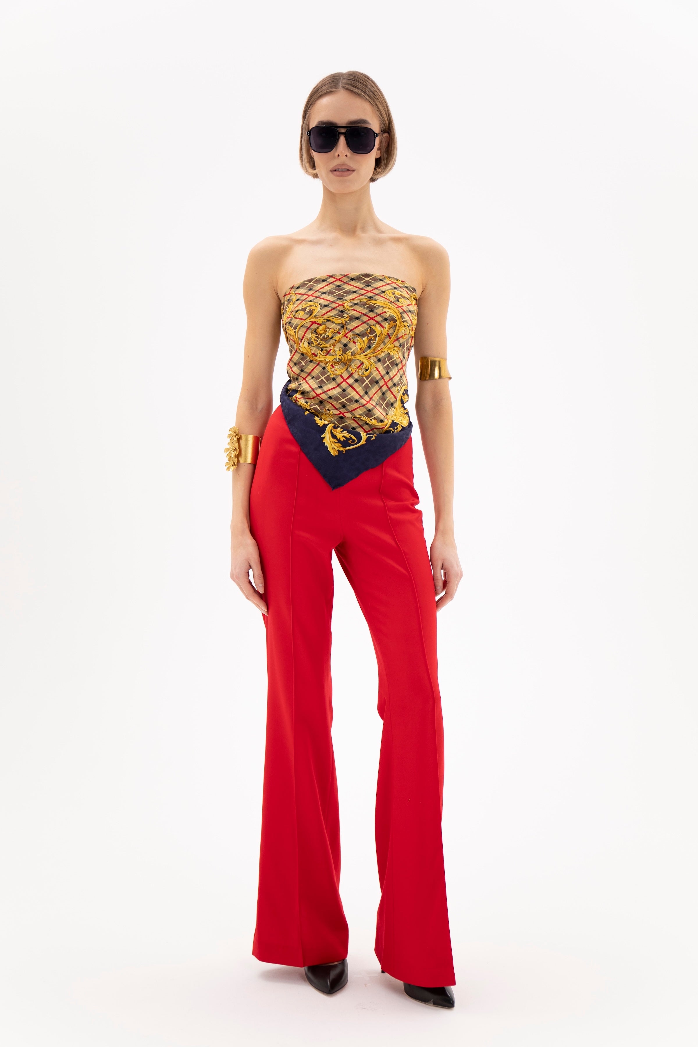 Marcella Trousers Red