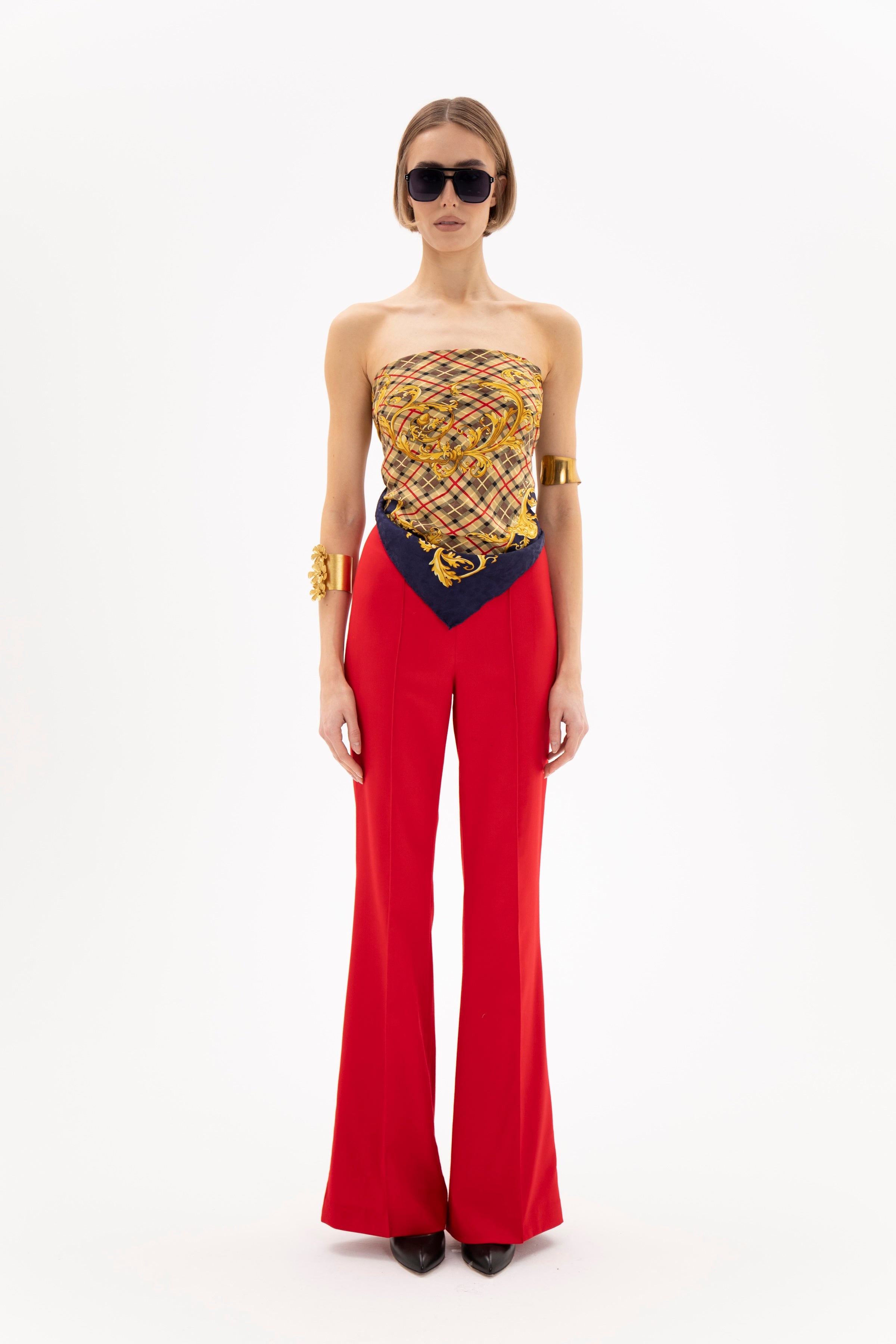 Marcella Trousers Red