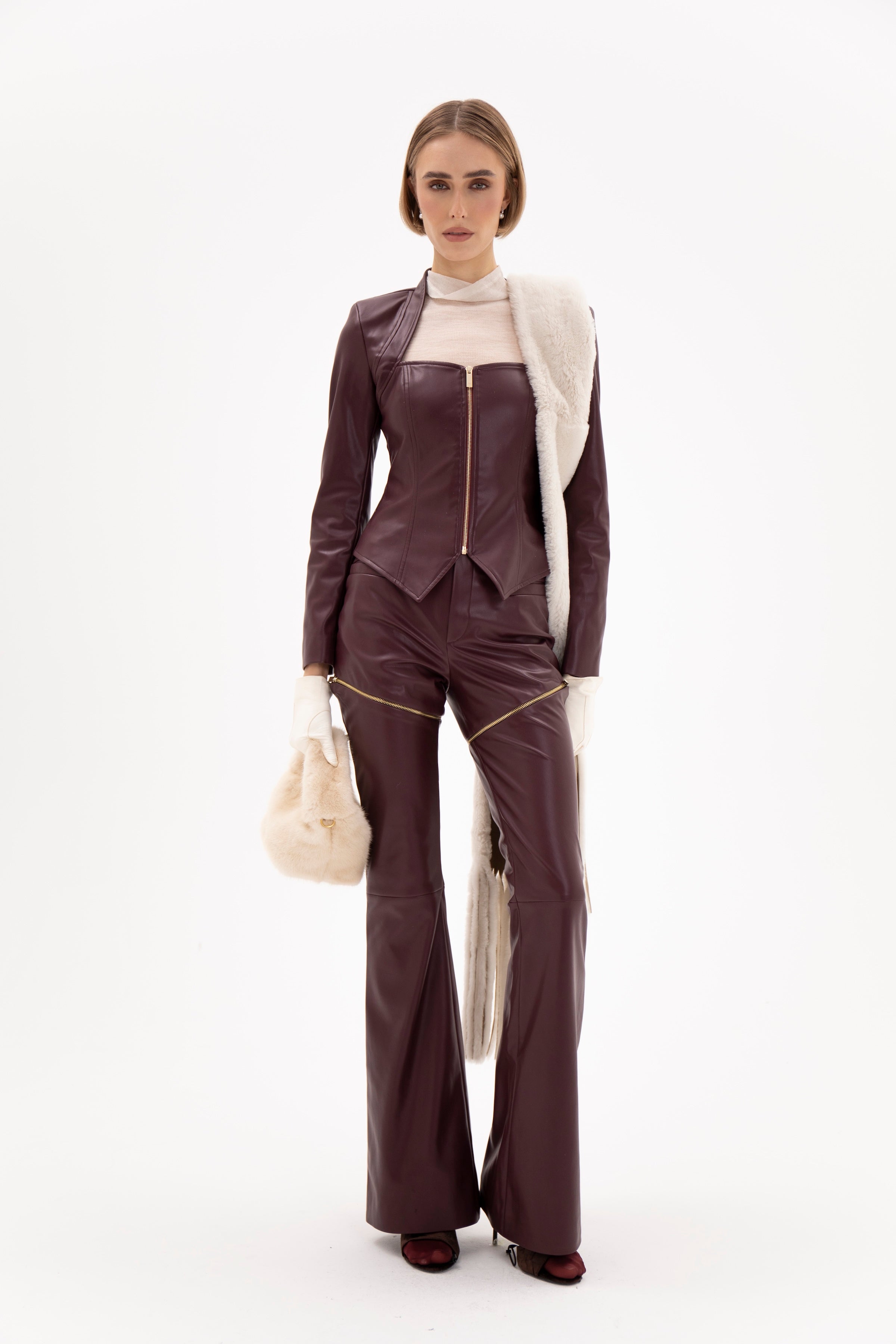 Ardent Blazer Burgundy