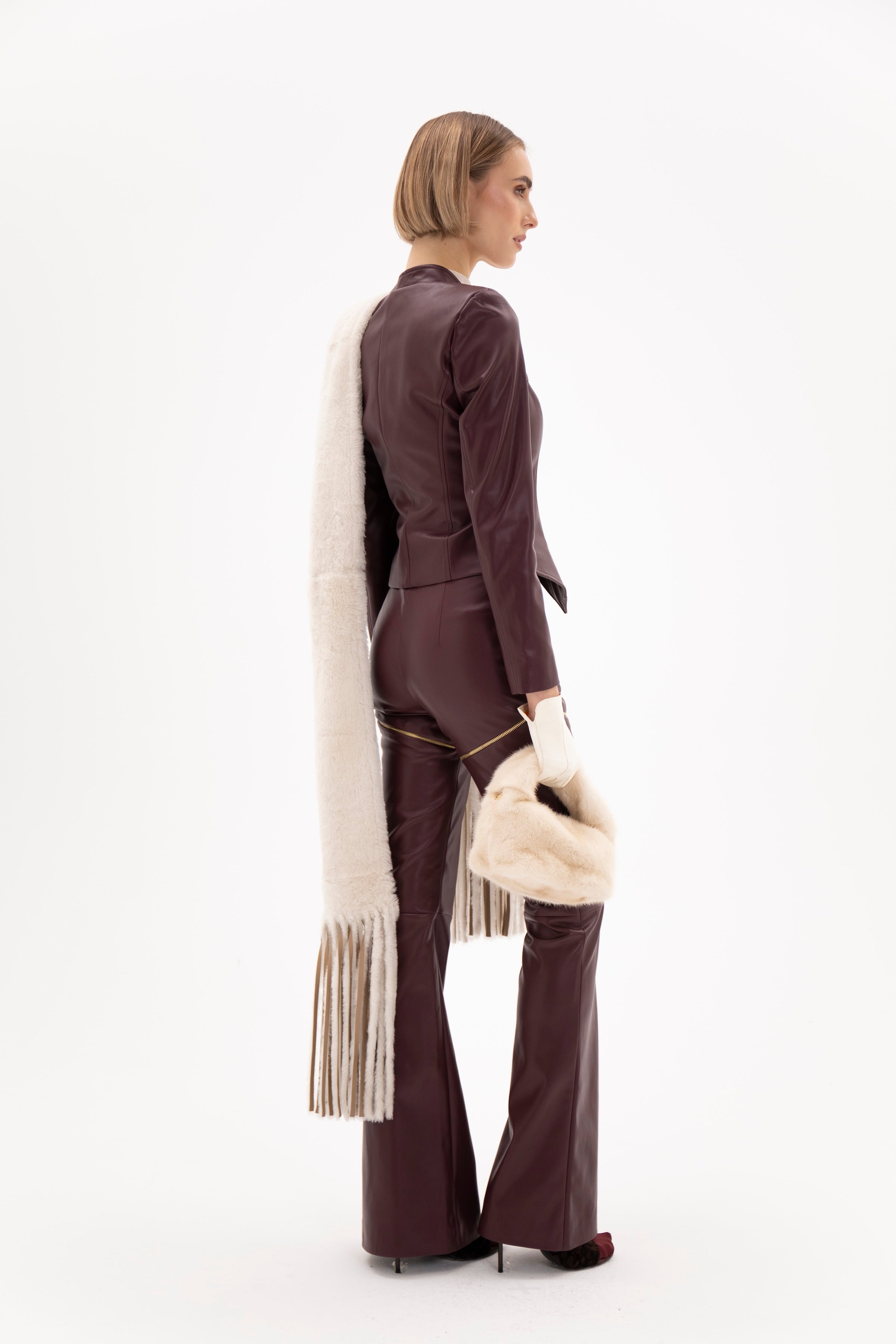 Auro Trousers Burgundy