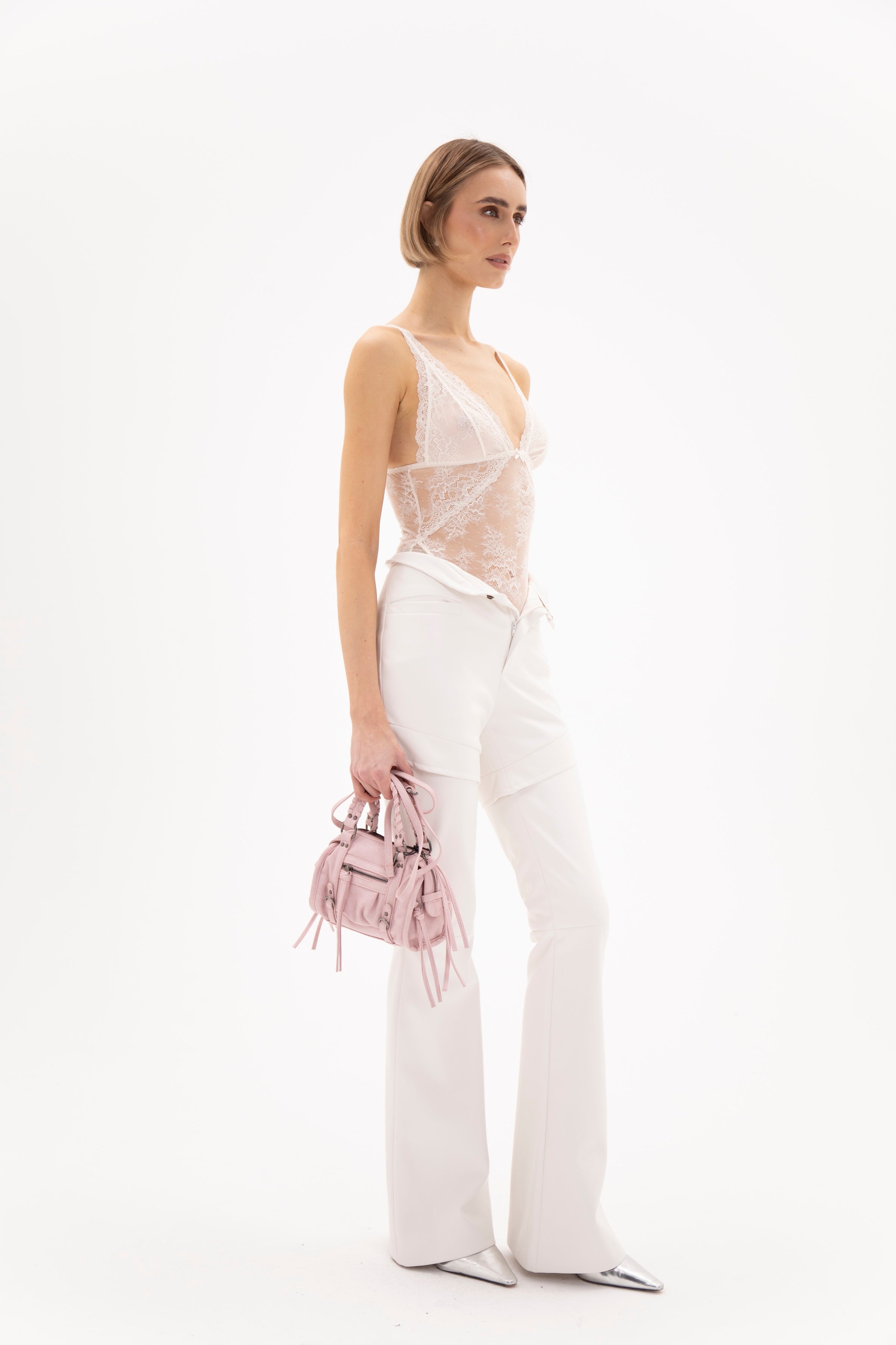 Namelaz Trousers White